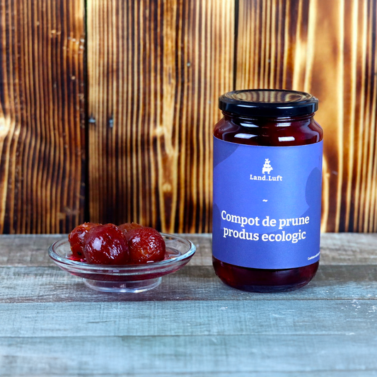Compot de Prune, Produs Ecologic, Land.Luft, 590g