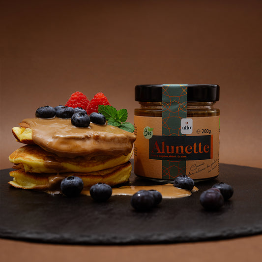 Alunette - Cremă din alune de pădure cu miere, 200g, ecologic