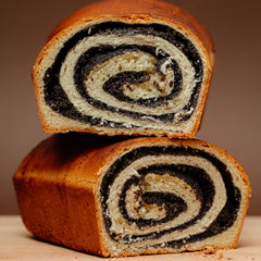 Cozonac with poppy seed filling, 0.5 kg
