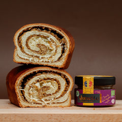 Cozonac cu umplutură de nucă, 0.5 kg