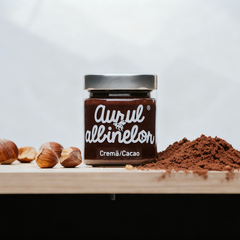 Cremă de Miere cu Cacao și Alune, Aurul Albinelor, 250g