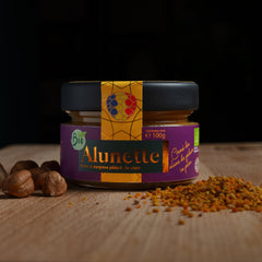 Alunette - Cremă din alune de pădure cu polen, 100g, ecologic