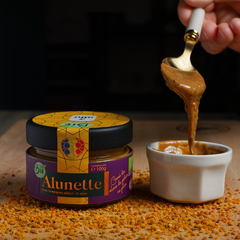 Alunette - Cremă din alune de pădure cu polen, 100g, ecologic