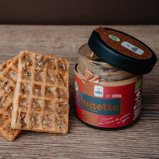 Alunette - Cremă din alune de pădure cu agave, 200g, ecologic