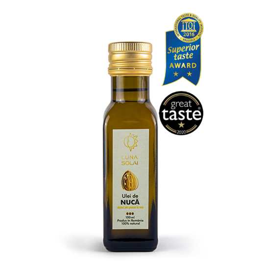 Ulei de Nucă presat la rece, Luna Solai, 100 ml