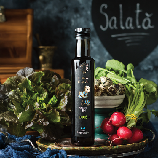 Ulei de In presat la rece, Luna Solai, ecologic, 250 ml