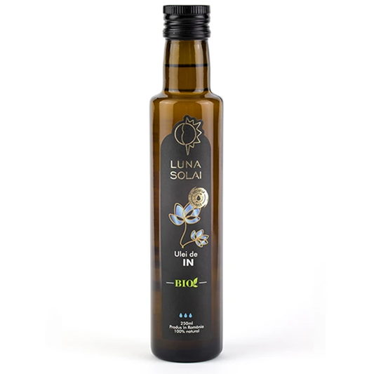 Ulei de In presat la rece, Luna Solai, ecologic, 250 ml