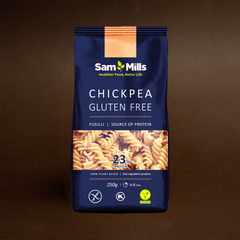 Fusilli din Năut, Fără Gluten, Sam Mills, 250g