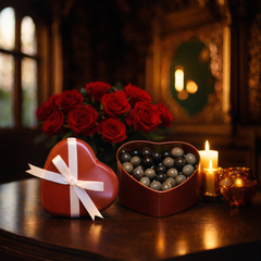 Allove – Alune de pădure cu ciocolată neagră și ciocolată cu lapte, 200g