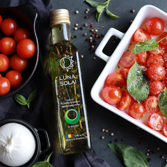 Cold-pressed Sunflower Oil with Basil, Luna Solai, 250 ml