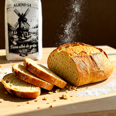 Făină Albă de Grâu, tip 650, Agrind S.A., 1kg