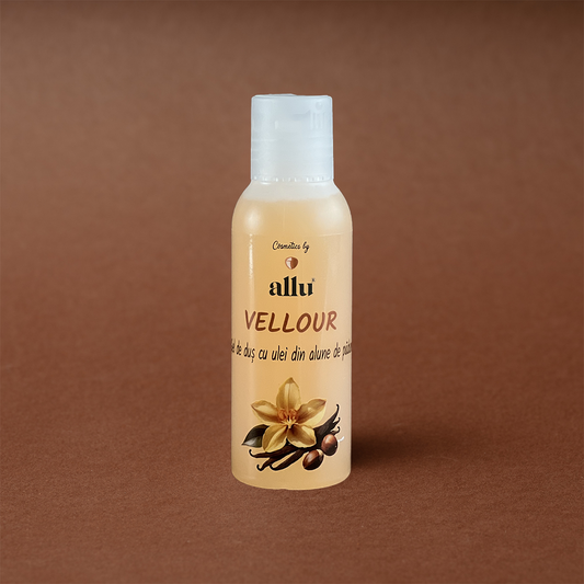 Vellour - Gel de duș cu ulei din alune de pădure, 120g