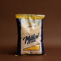 Extra glassy degerminated cornmeal, "Morile Măties", 1 kg