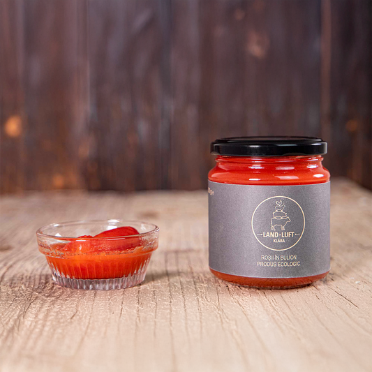 Roșii în Bulion, Produs Ecologic, Land.Luft, 300g