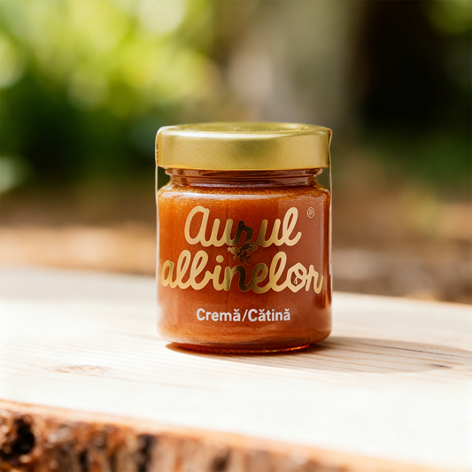 Cremă de Miere cu Cătină 50%, Aurul Albinelor, 260g