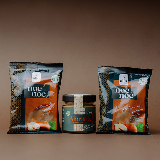 Darurile Pădurii – Cremă 100% și Alune Prăjite, Sărate BIO