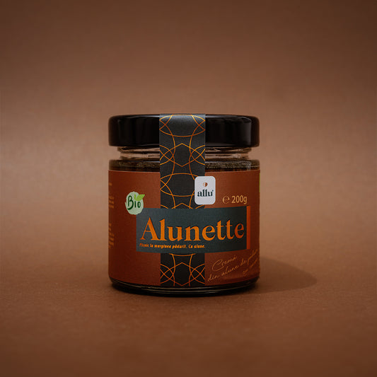 Alunette - Hazelnut cream with cocoa, 200g, organic