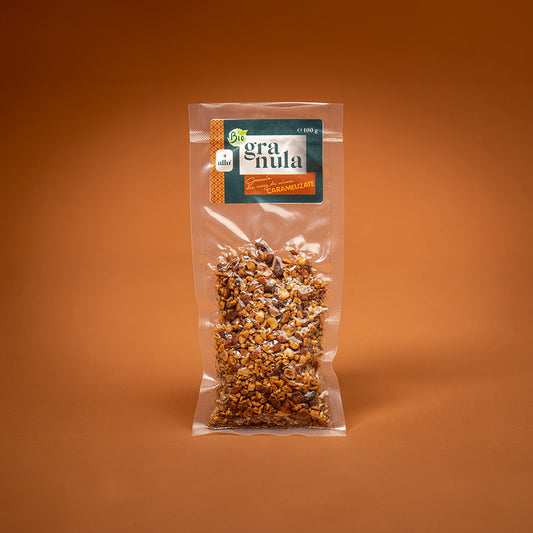 Granula - Granule din miez de alune caramelizate, 100g, ecologic