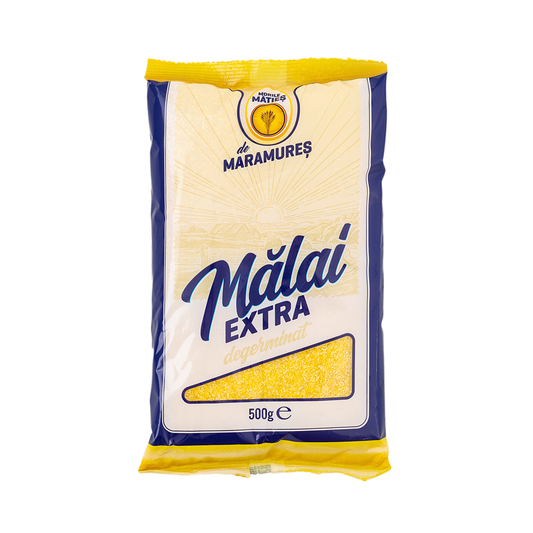 Mălai extra sticlos degerminat, "Morile Mătieș", 500 G