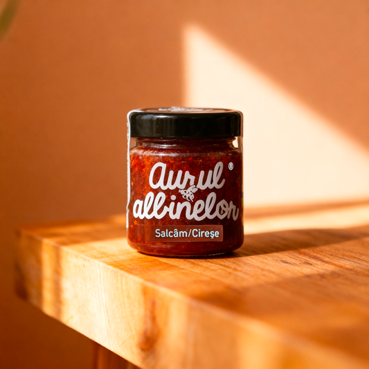 Miere de Salcâm cu Cirese, Aurul Albinelor, 260g
