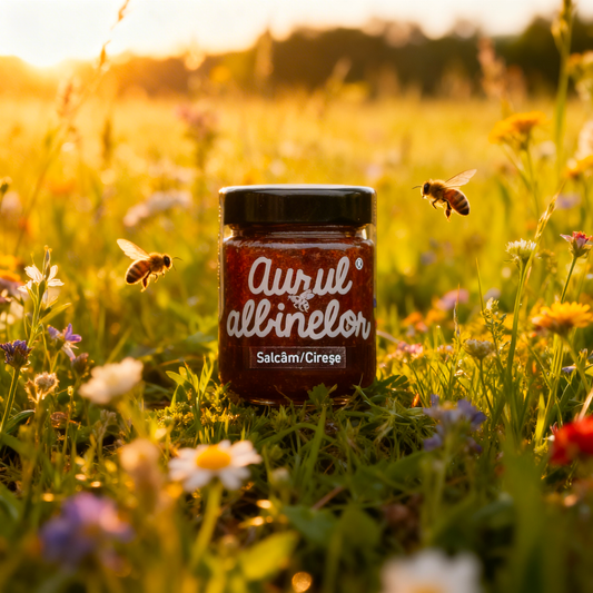 Miere de Salcâm cu Cirese, Aurul Albinelor, 260g