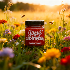 Miere de Salcâm cu Zmeura, Aurul Albinelor, 240g