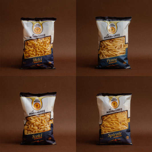Tradiție în Patru Forme – Pachet 4 Paste Făinoase Morile Mătieș (400g x 4)