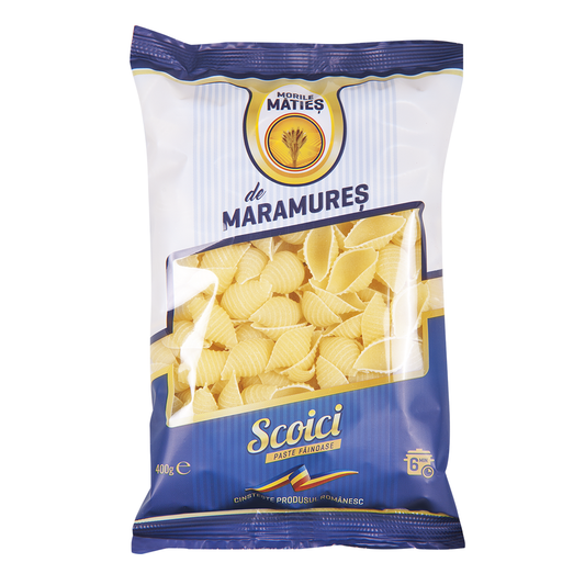 Paste Făinoase, Scoici, "Morile Mătieș", 400 g