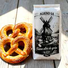 Făină Albă de Grâu, tip 650, Agrind S.A., 1kg