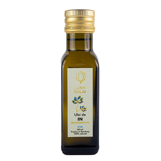 Ulei de In presat la rece, Luna Solai, 100 ml