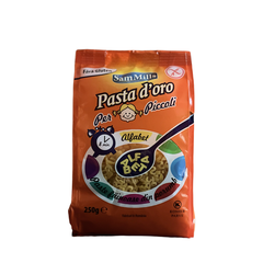 Alfabet, Pasta D'oro Per Picoli, Fără Gluten, Sam Mills, 250g