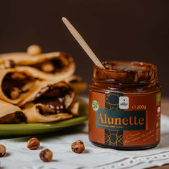 Clătite cu cremă de alune de pădure cu cacao Alunette