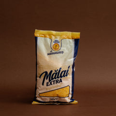 Degerminated extra vitreous cornmeal, "Morile Mătieș", 500 G